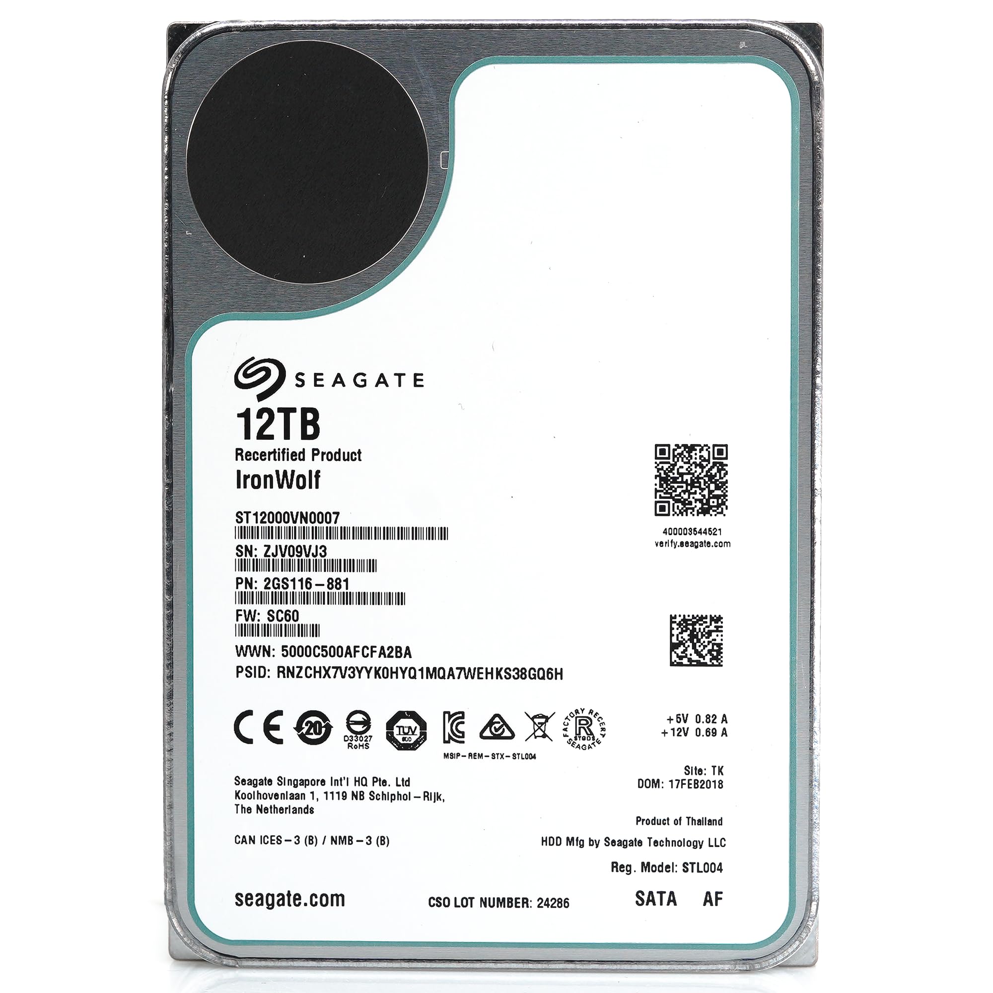 Amazon.com: Seagate IronWolf NAS 7200RPM Internal SATA Hard Drive